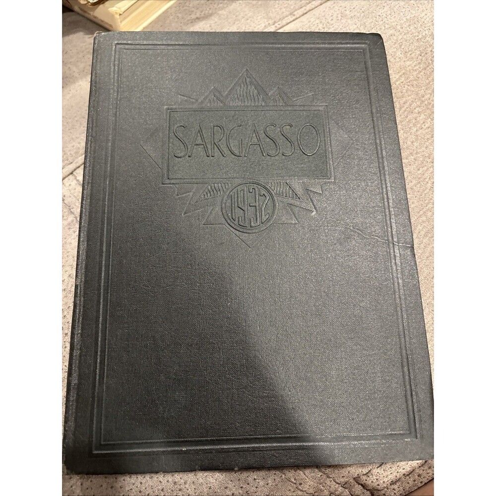 1932 Kokomo, Indiana High School Yearbook - Sargasso Softbound Cover Good
